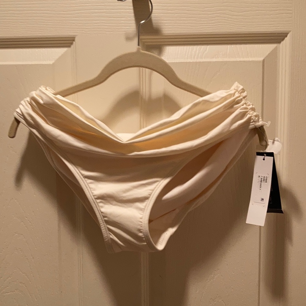 Ivory bathing suit bottom. NWT Carmen Marc Valvo - Picture 1 of 5